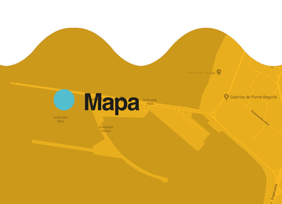 Mapa puerto Getxo