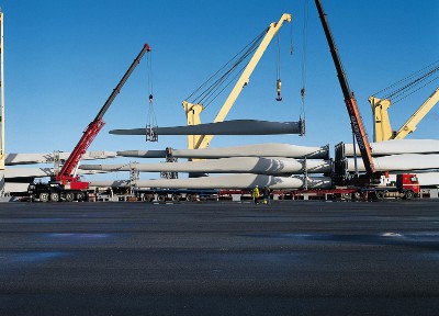 Port of Bilbao receives first offshore wind turbine operation