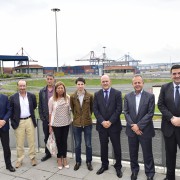 The Committee for the Environment and Spatial Policy  of the Basque Parliament visits the Port of Bilbao