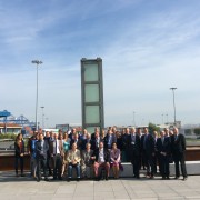 Una delegación empresarial de Flandes visita el puerto de Bilbao