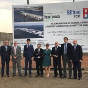 Construction works commence on marine wind tower manufacturing plant for Haizea Wind in Port of Bilbao