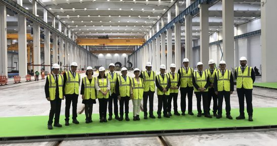 Haizea Wind inaugurates at the Port of Bilbao one of the largest wind tower and offshore foundation manufacturing plant in Europe