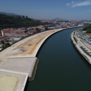 Completion of filling works on the left bank of the Deusto Canal