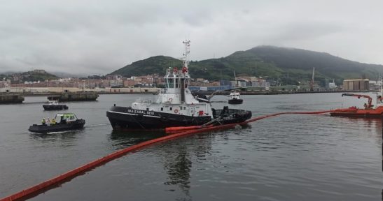 Successful testing of the Plan to prevent accidental marine pollution in the port of Bilbao
