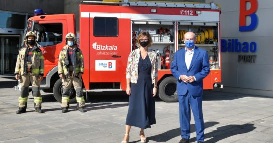The Port Authority earmarks EUR 1.26 million for the Bizkaia Fire Service to prevent and respond to emergencies in the port
