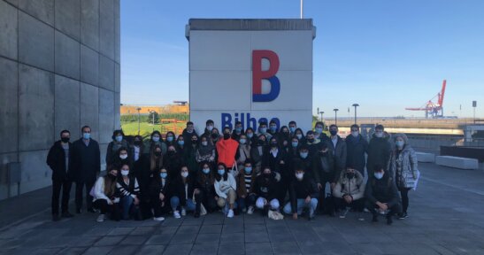 Students from Mondragón Unibertsitatea get to know the Port  of Bilbao using an innovative approach